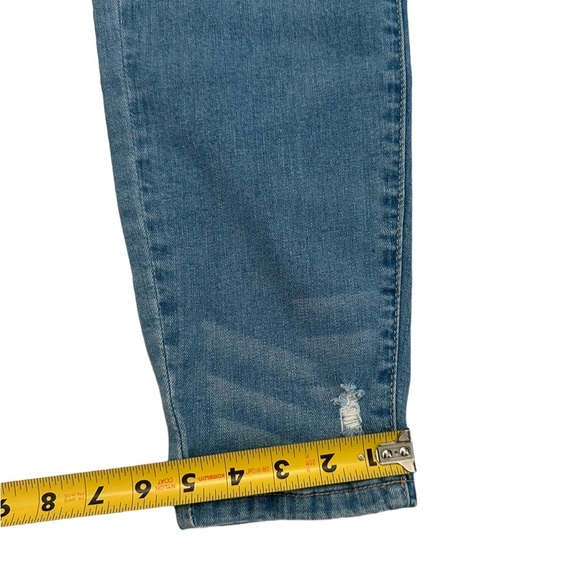 Enjean Midrise Ankle Length Destroyed Distressed Skinny Fit Jeans Size 13 - Picture 17 of 17